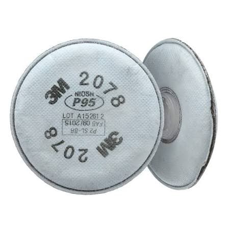 Filtros de Partículas 3M™ 2078 P2, Poeiras/Névoas/VO/GA