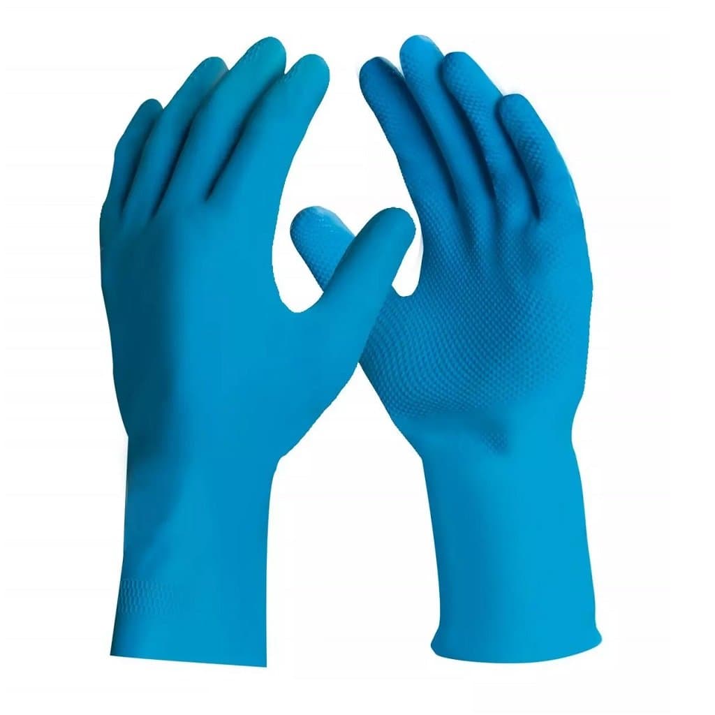 Luva de Látex Azul - SILVER GRIP