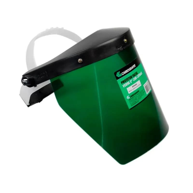 Protetor Facial Verde 8'' - EVOLUTION